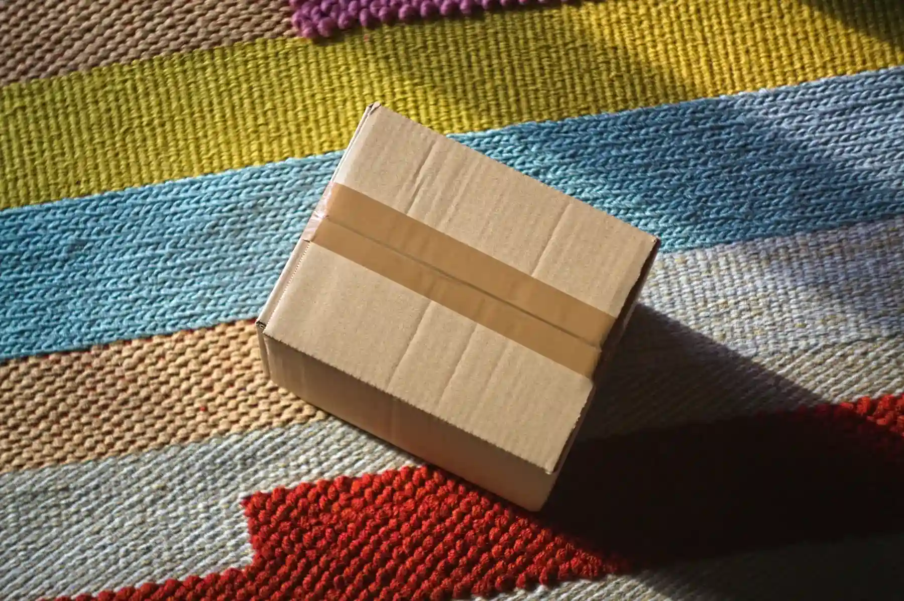 Packaged ecommerce products on a work table